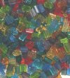 50g 5x4x2mm Transparent Mixed Tile Beads